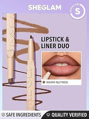 SHEGLAM GLAM 101 Lipstick & Liner Duo_img_1