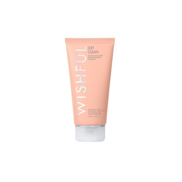 Wishful by HUDA BEAUTY Get Clean 2% PHA & Sea Moss Gentle Foaming Cleanser