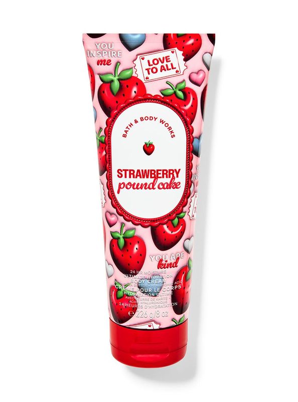 Bath & Body Works Ultimate Hydration Body Cream – Strawberry Pound Cake