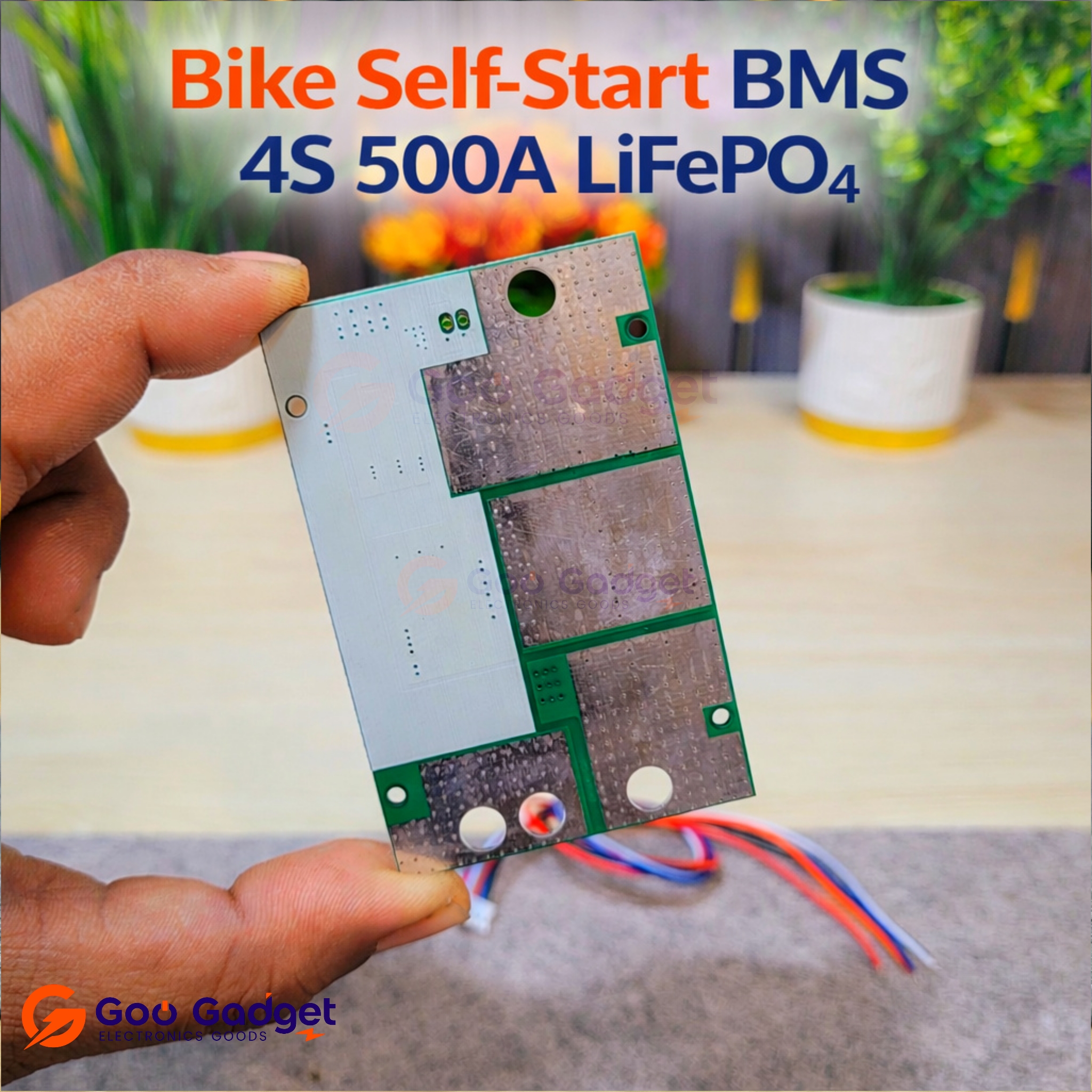 Bike Self-Start BMS 4S 500A LiFePO4 High Peak Cranking Protection Board_img_1