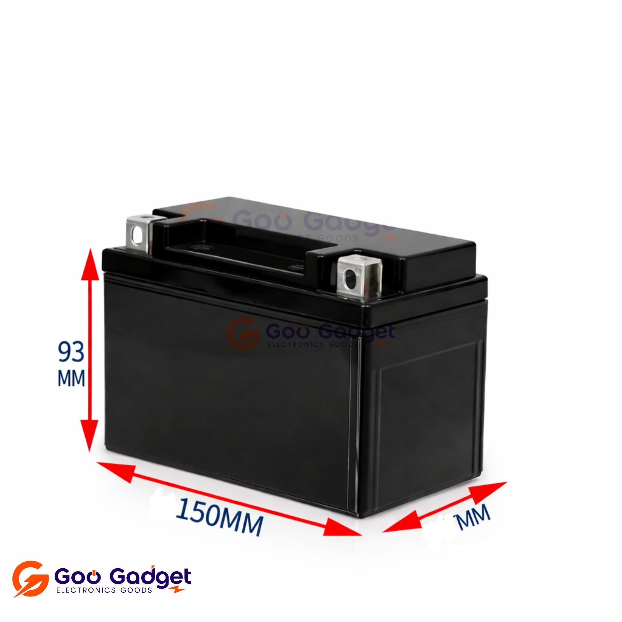 7L Size Battery Box Case for Motorcycle LiFePO4 Battery Pack_img_1