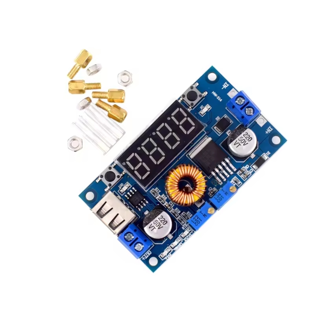 XL4015 75W 5A DC-DC Adjustable Buck Converter Module with Digital Voltmeter & USB Output_img_4