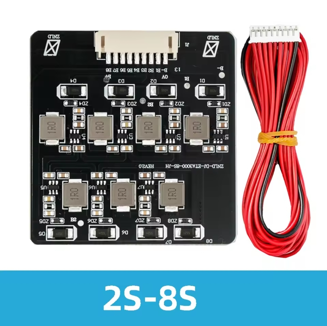 2S–8S 1.2A Active Balancer Board LiFePO4 LTO Lithium Battery Equalizer Module