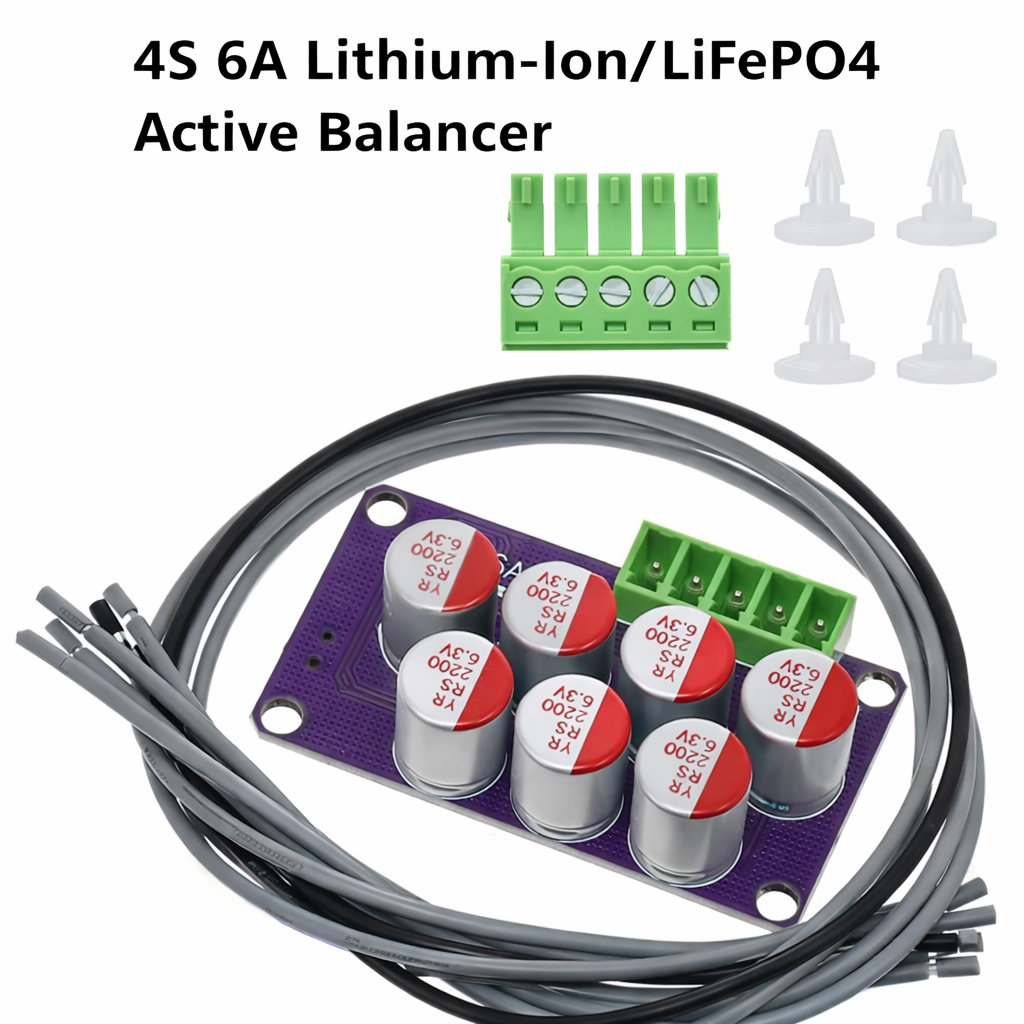 4S 6A Active Balancer Lithium Battery Equalizer Board LiFePO4 Li-ion Energy Transfer Module_img_2