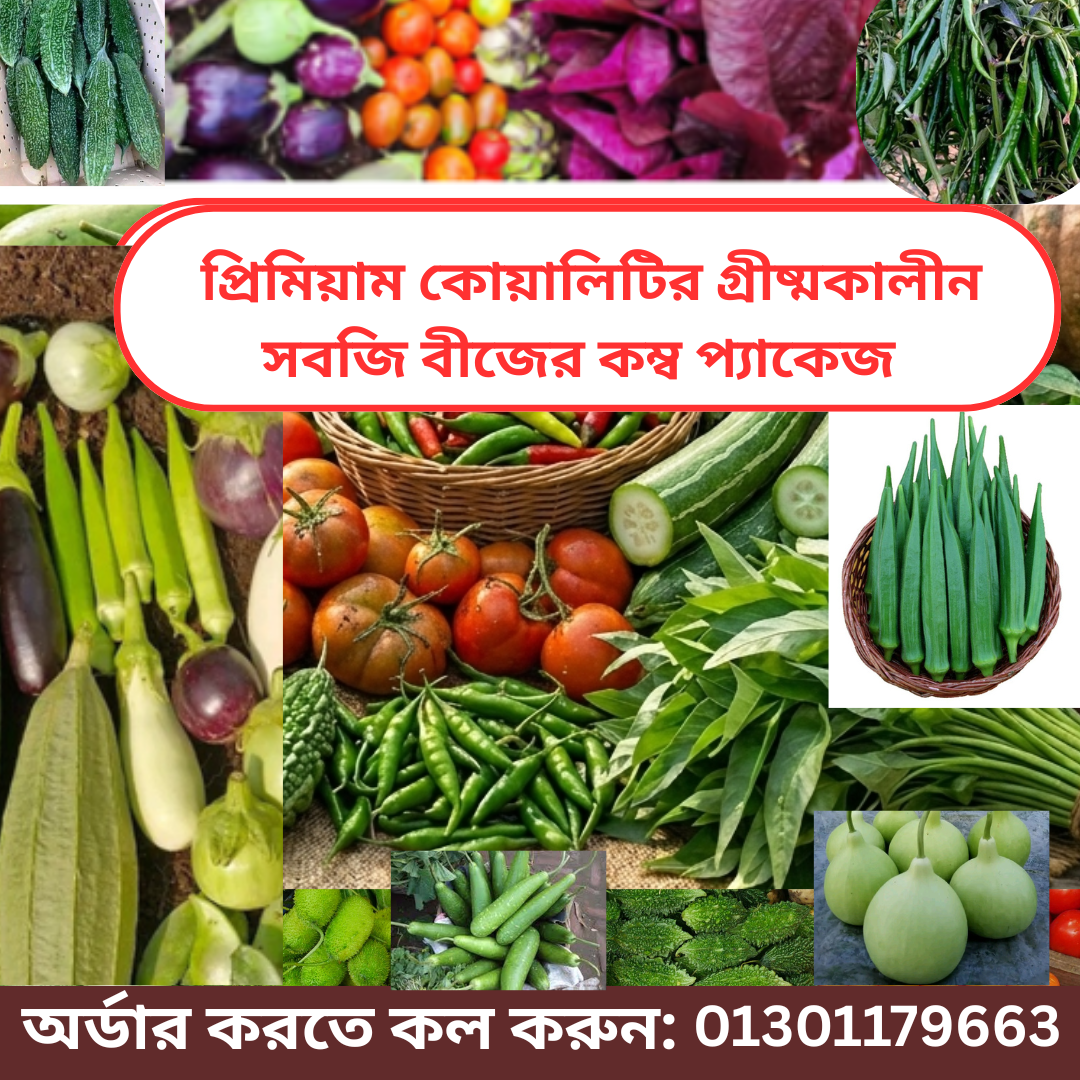 প্রিমিয়াম কোয়ালিটির গরমের ২০ প্রকার  সবজির বীজের প্যাকেজ।_img_0
