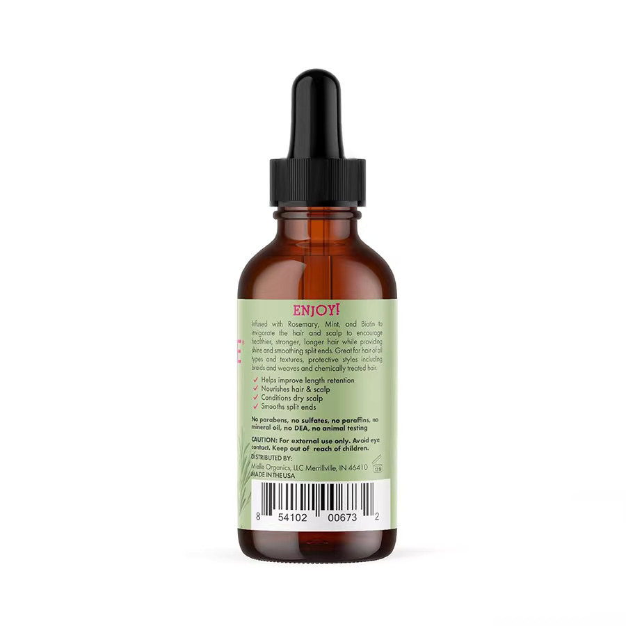 Mielle Organics Rosemary & Mint Light Hair Oil 59 ml - Made in USA_img_1