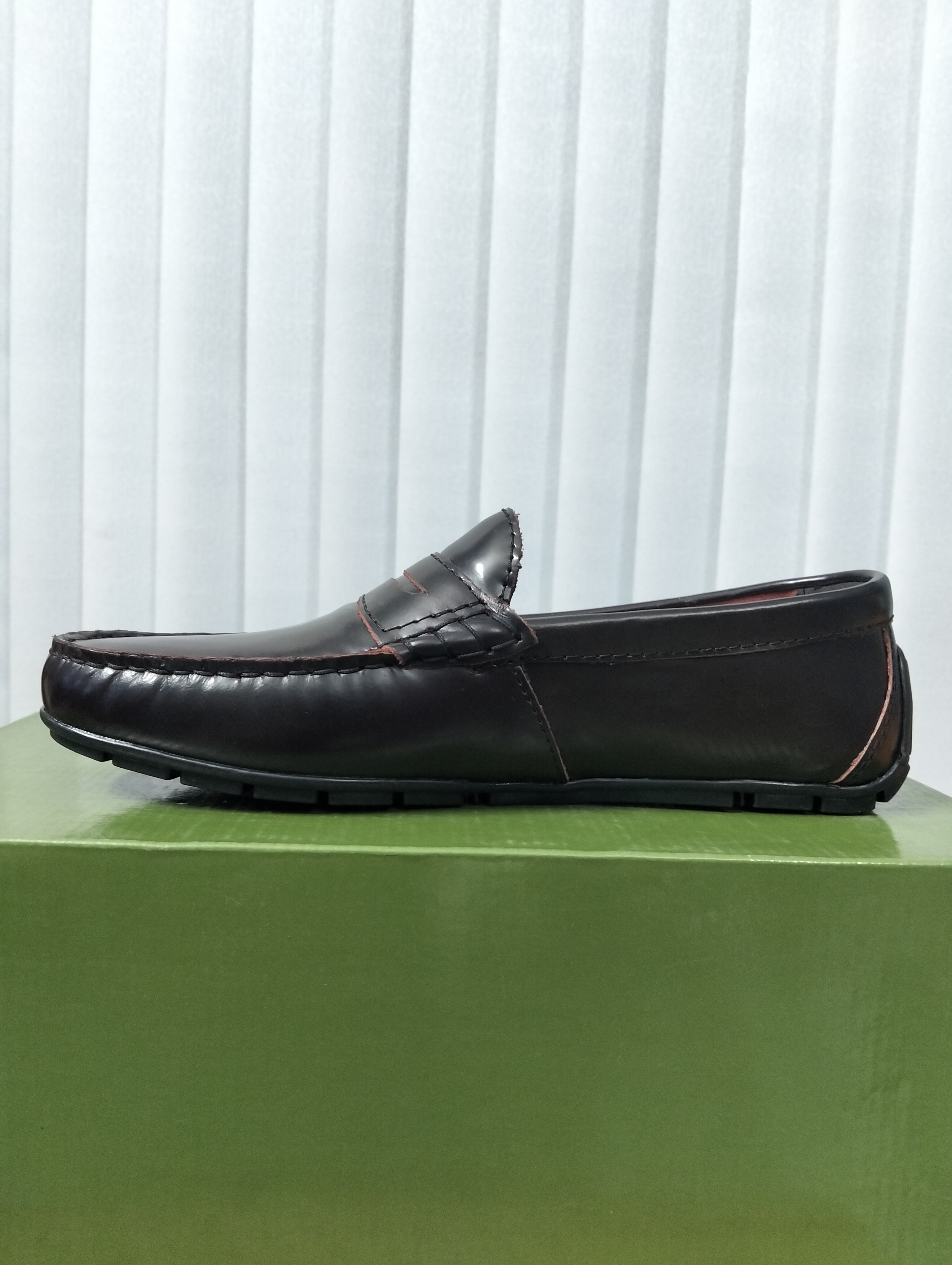Genuine Leather Loafer Coffee Black_img_0
