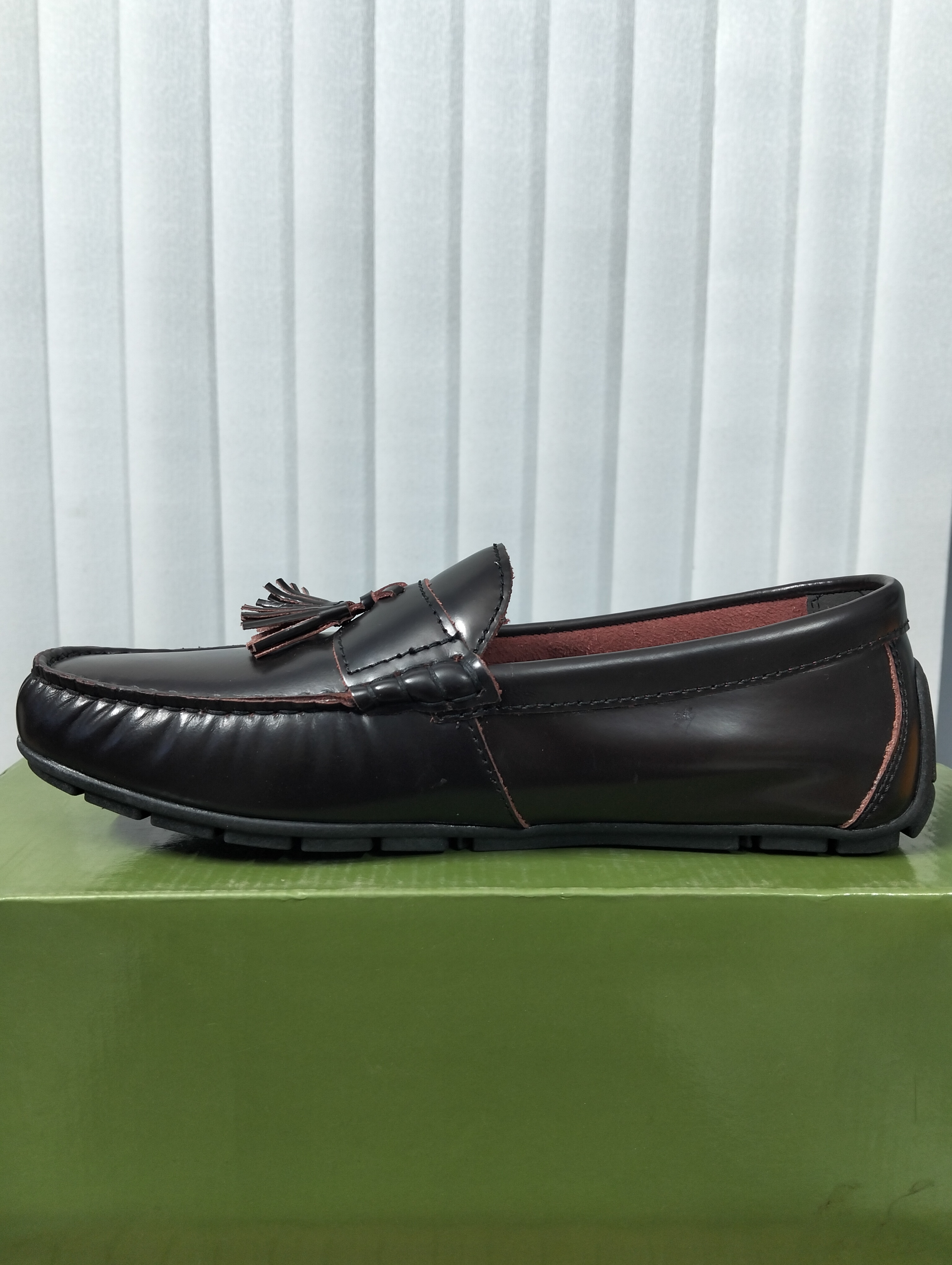 Genuine Leather Loafer Coffee Black_img_0