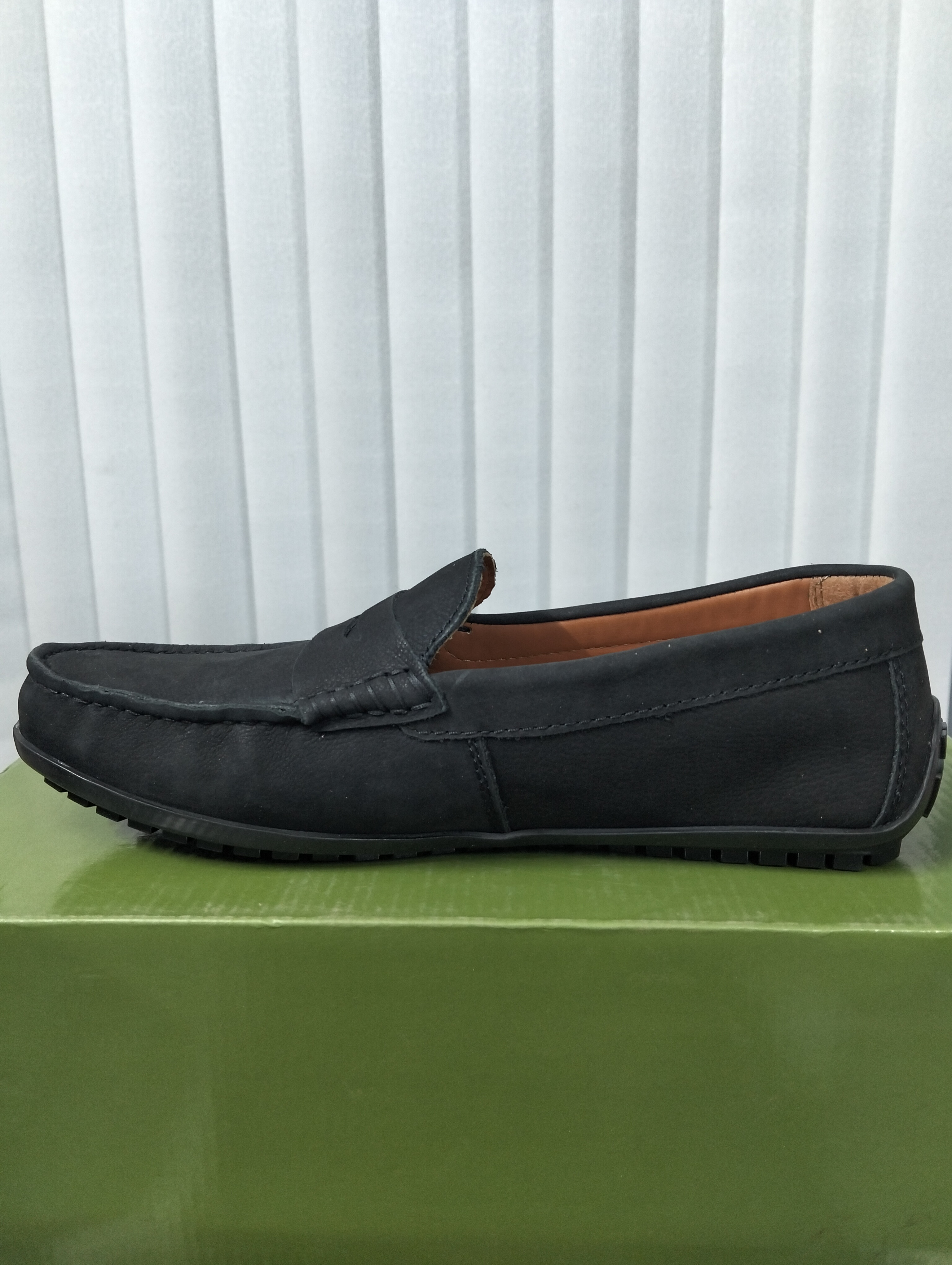Genuine Leather Loafer Black C