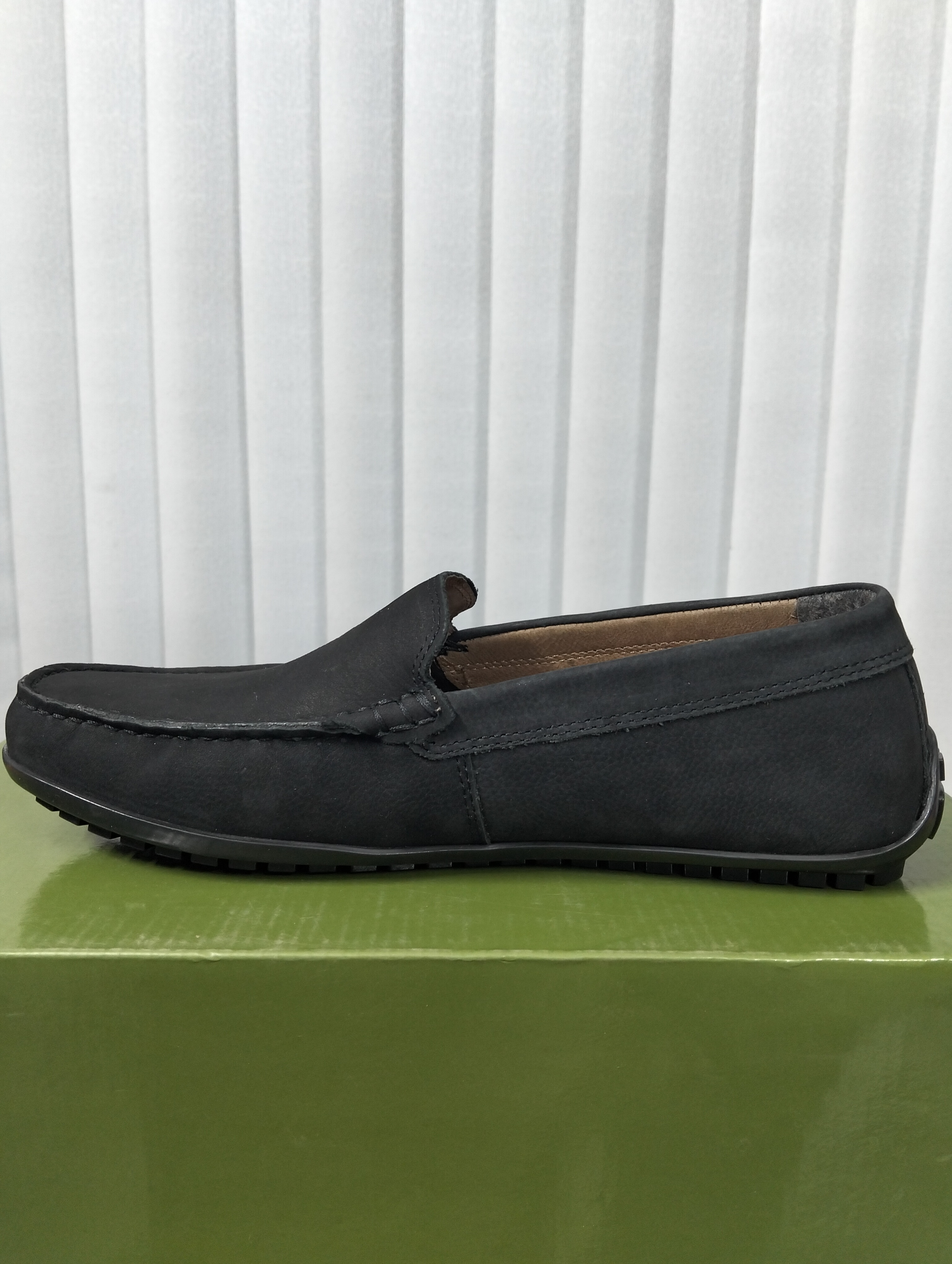 Genuine Leather Loafer Black P