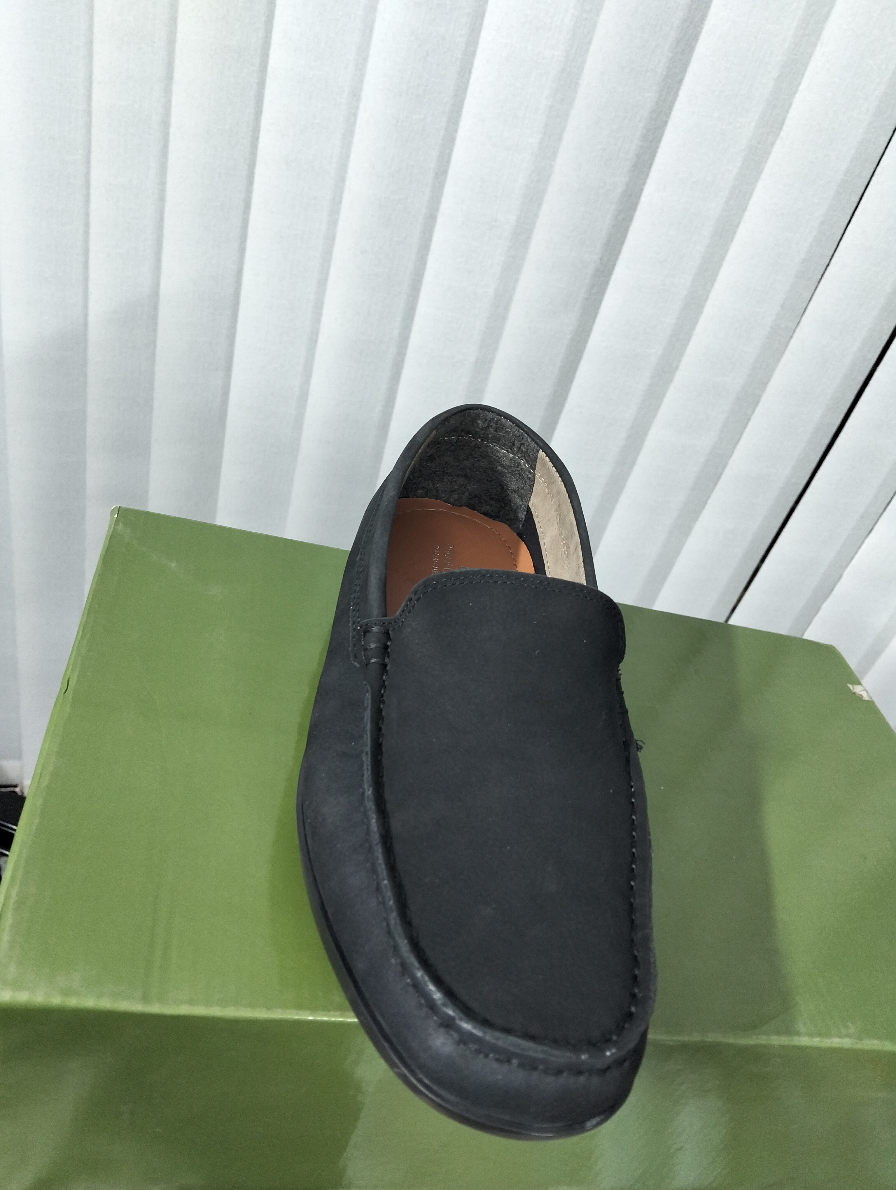 Genuine Leather Loafer Black P_img_1