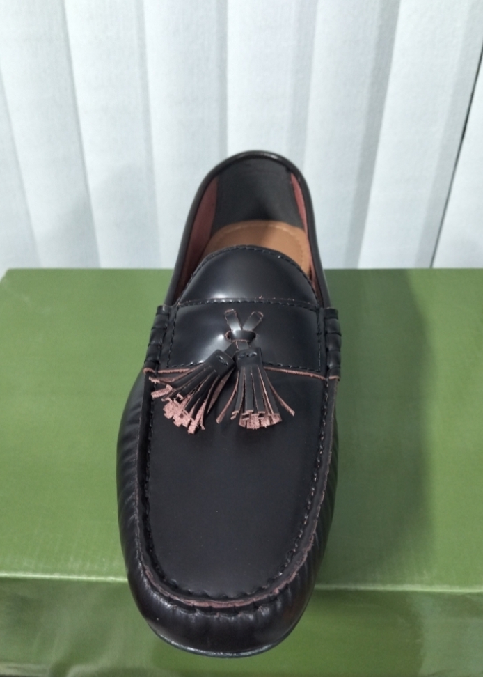 Genuine Leather Loafer Coffee Black_img_1