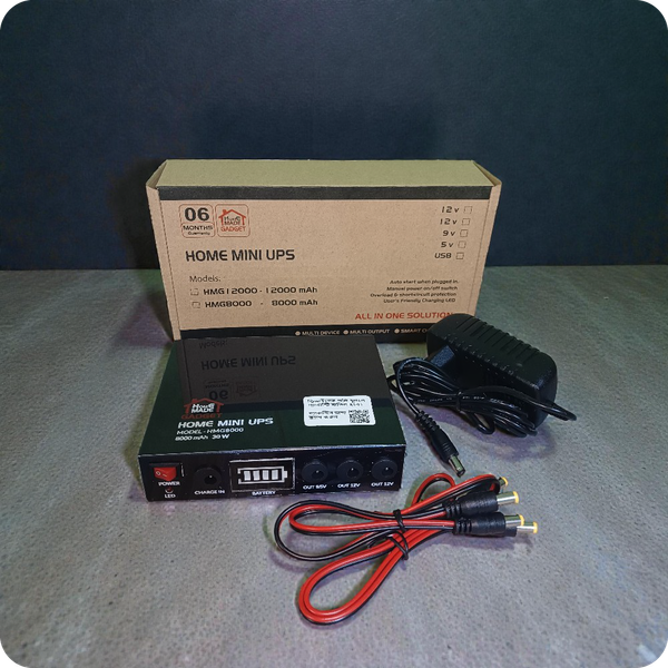 Home Mini UPS (8000mAh) 4-5 Hours Backup