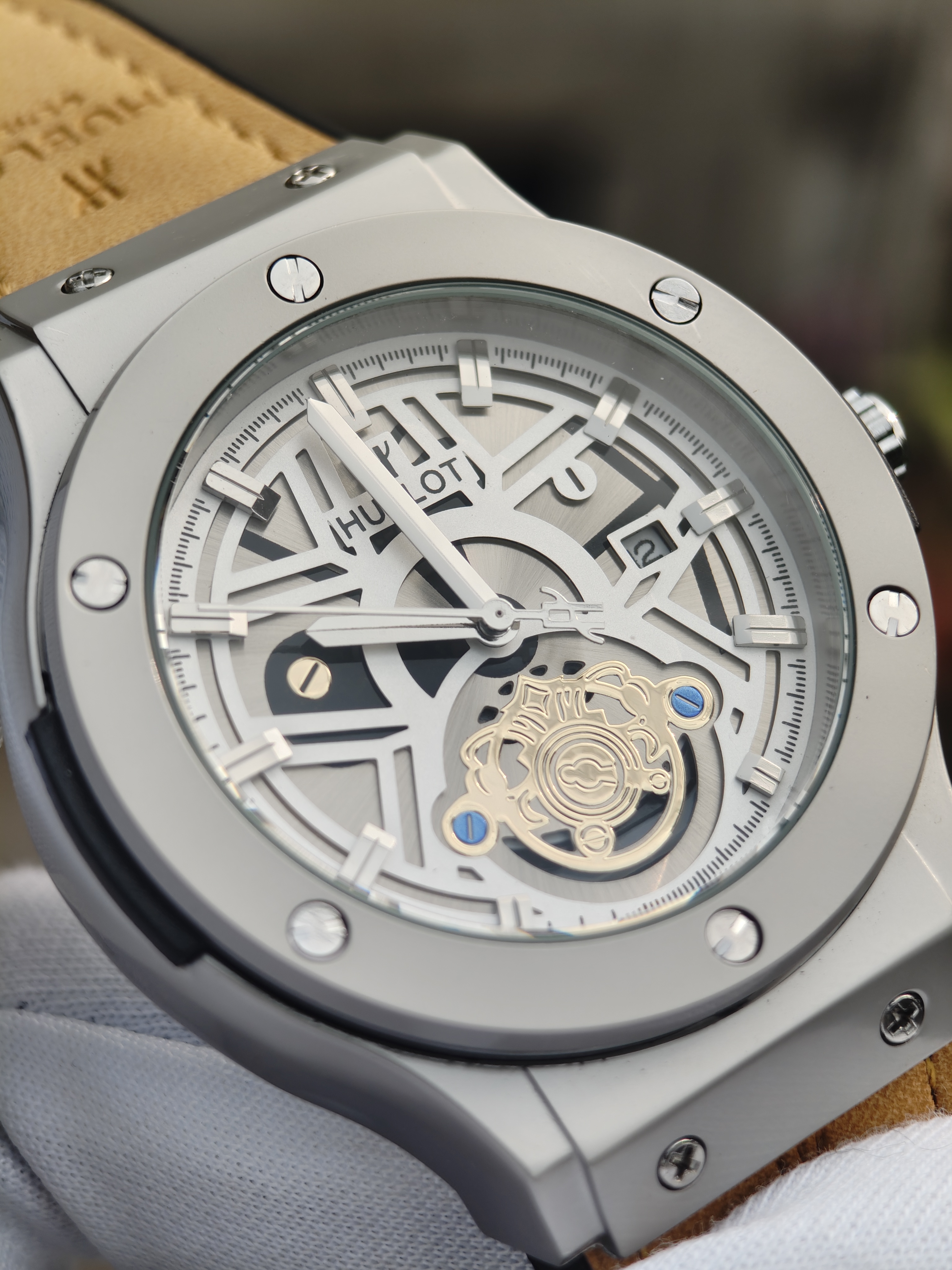 Hublot belt silicon strap leather finishing_img_3