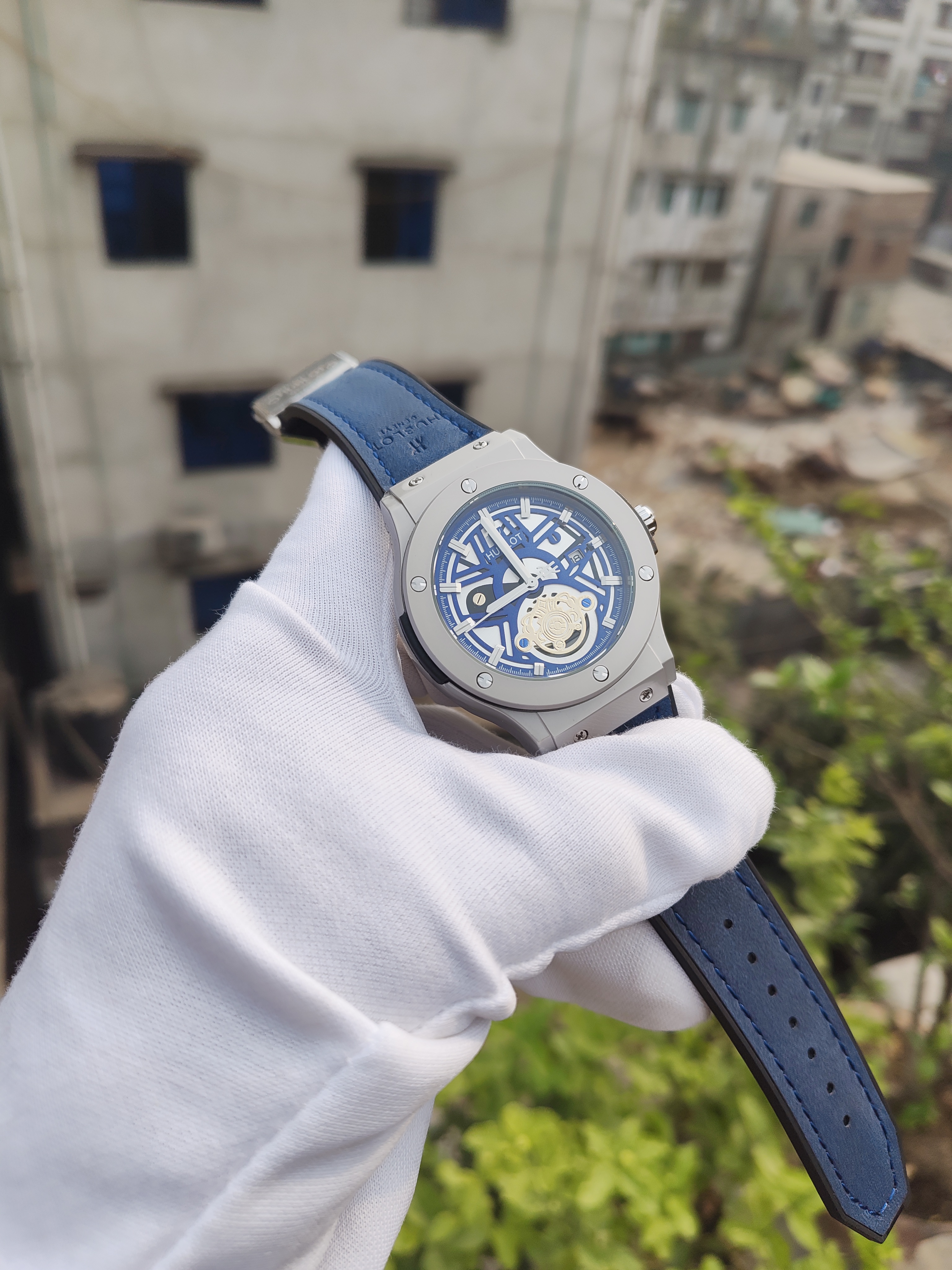 Hublot belt silicon strap leather finishing_img_4