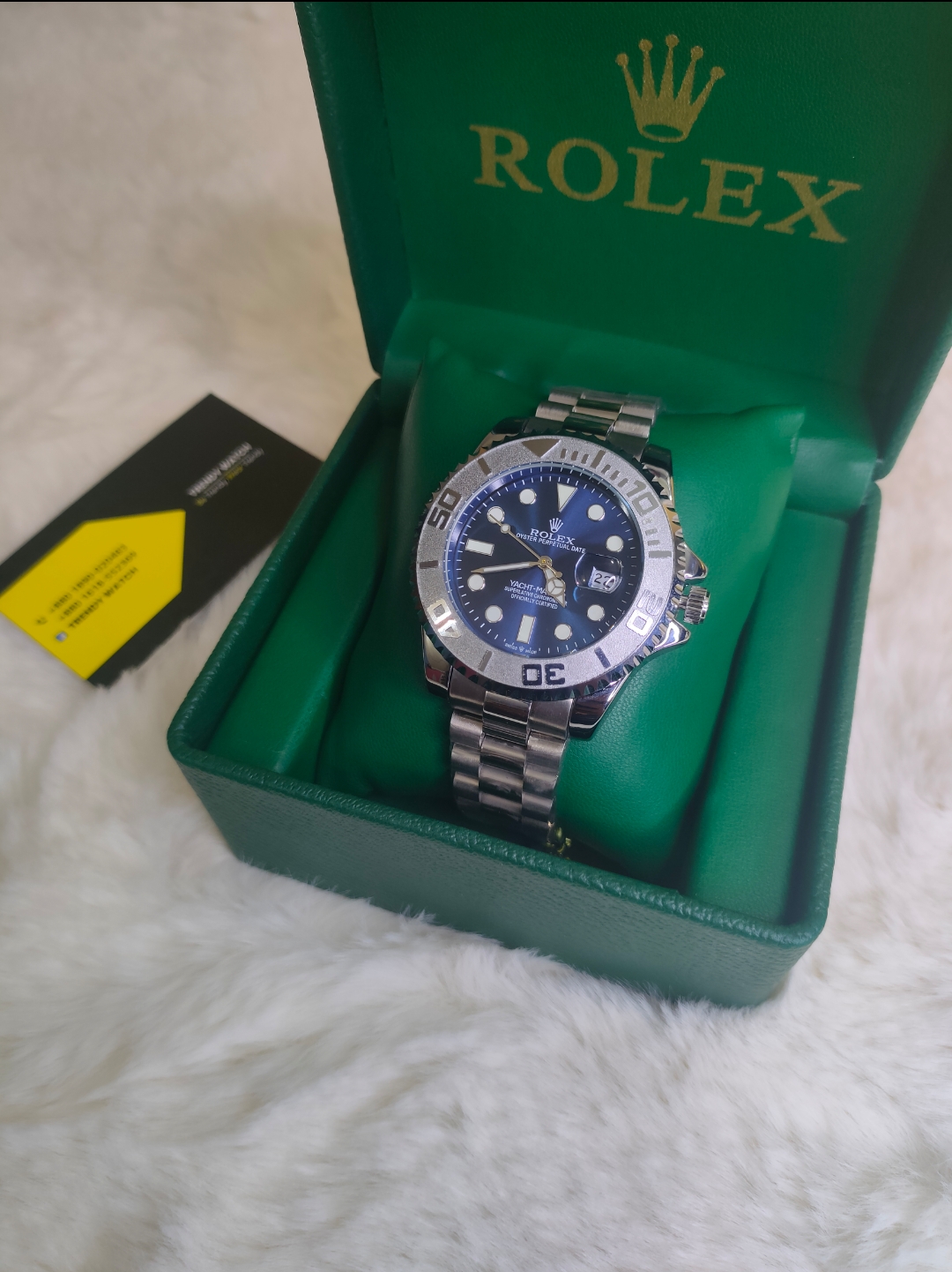 Rolex Yact master Sweep || Silver Blue_img_2