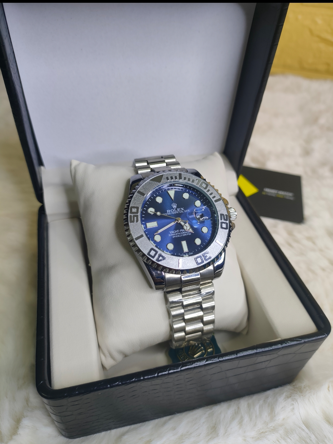 Rolex Yact master Sweep || Silver Blue_img_0