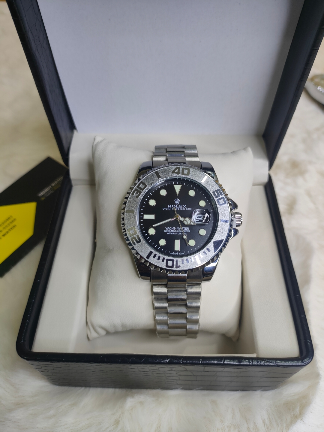 ROLEX YATCHMASTER SWEEP | Silver black_img_1