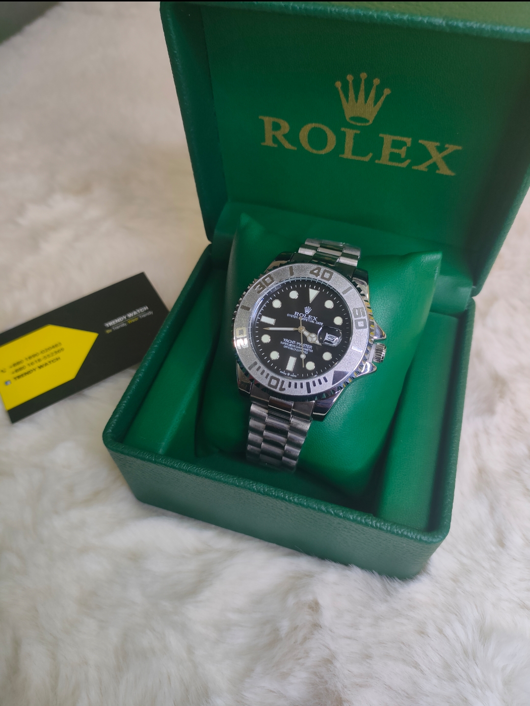 ROLEX YATCHMASTER SWEEP | Silver black_img_2