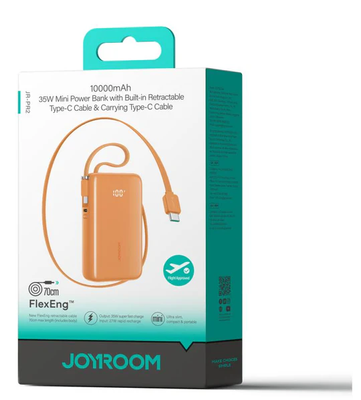 JOYROOM JR-PR2L 35W 10000mAh Mini Power Bank 35W PD Fast Lightning and Type-C Cables_img_1