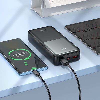 HOCO J136A Fast Charge 20000mAh 22.5W QC with Digital Led Display Power Bank_img_1