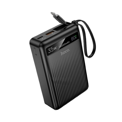 Hoco MMJ-04 20000mAh 35W PD Fast Charging Power Bank - Black_img_0