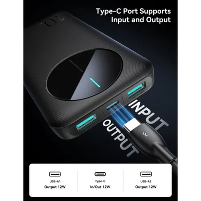 Joyroom JR-PBF12 10000mAh 12W 2.4A LED Power Bank_img_2