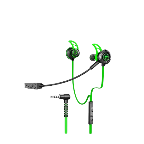 XMOWI RX1 3.5MM Gaming Earphones Noise Reduction Headset Headphone - Green