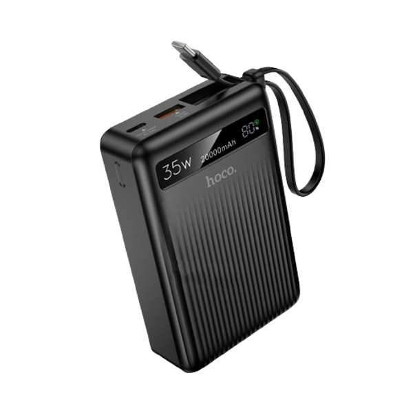 Hoco MMJ-04 20000mAh 35W PD Fast Charging Power Bank - Black