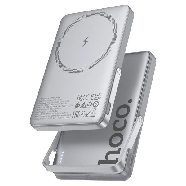 Hoco Q36A 10000mAh MagSafe Power Bank with Rotatable Kickstand