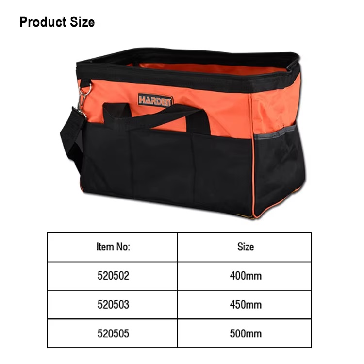 HARDEN Tool Bag ( 16" | 18" | 20" ), Heavy Duty, Classic Folding Tool Bag; 520502 | 520503 | 520505_img_1
