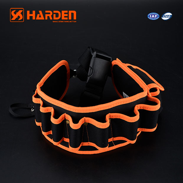 HARDEN Waist Tool Bag; Belt Type : 1200 x 125mm; Waterproof Wear-Resistant Networking Electrician Waist Hand Tool Bag for Plumbers 520511_img_2