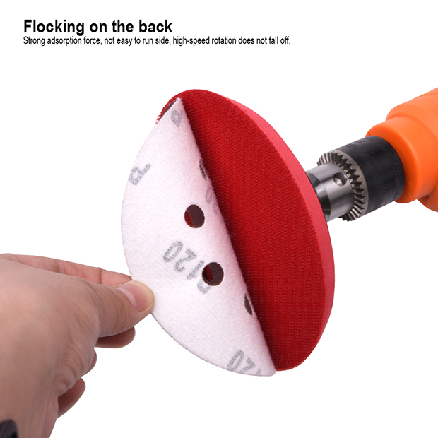 HARDEN 10Pcs 9" Sanding Disc Packs ( 60 Grid | 80 Grid | 1200 Grid ) Velco Disc Flap Disc Paper; Model: 611784 | 611785 | 611787_img_3
