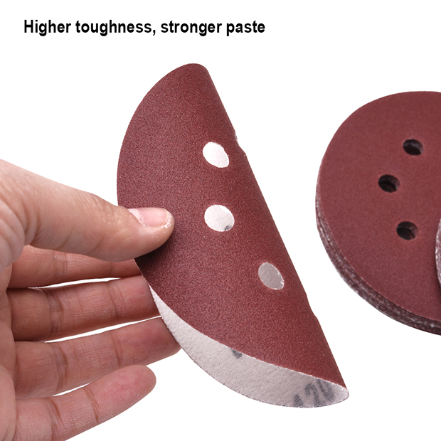 HARDEN 10Pcs 9" Sanding Disc Packs ( 60 Grid | 80 Grid | 1200 Grid ) Velco Disc Flap Disc Paper; Model: 611784 | 611785 | 611787_img_4