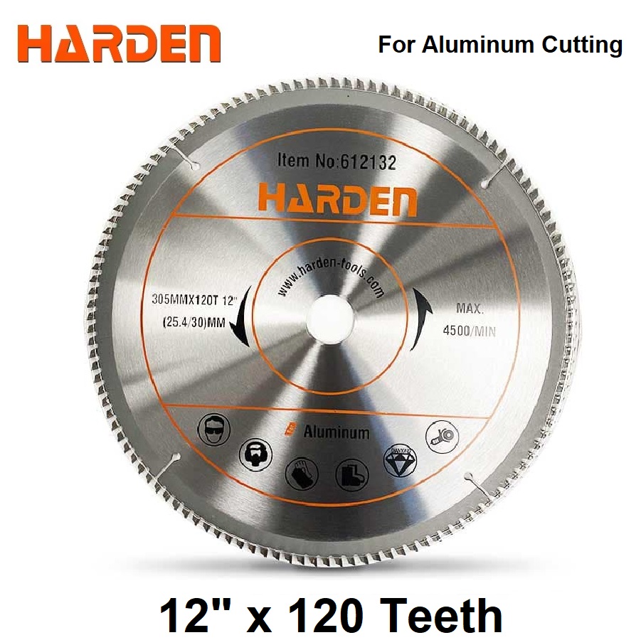 HARDEN Circular Saw Blades for Aluminium | Multi-Size Options | High-Tooth Count for Clean Cuts; Models: 612152 | 612132_img_7