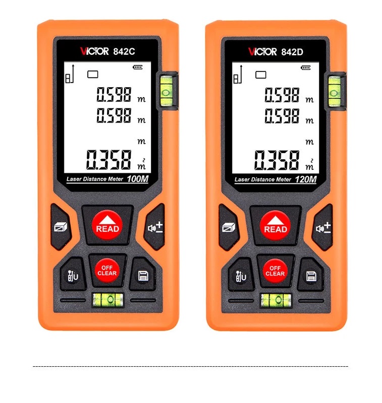 VICTOR 842 Series Laser Distance Meter | 50m–120m Range | 1.5mm Accuracy | Digital Laser Rangefinder | Models: 842A | 842B | 842C | 842D_img_5