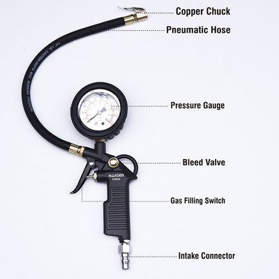 HARDEN Car Tire Inflator with Oil-Filled Pressure Gauge, Tire Pressure Gauge Model: 670506_img_2