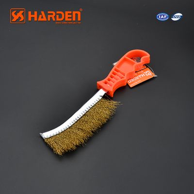 HARDEN Copper Wire Brush | 225mm PVC Handle | Rust Removal & Polishing | Model: 620140_img_2