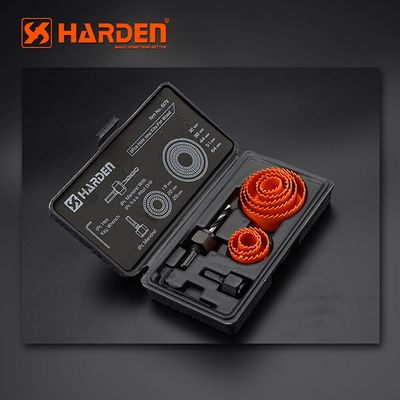 HARDEN 11 Pcs Hole Saw Kit | High Carbon Steel | For Wood, MDF, Plastic | Model: 610546_img_4