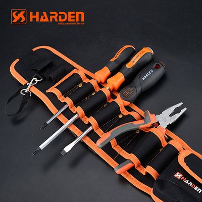 HARDEN Waist Tool Bag; Belt Type : 1200 x 125mm; Waterproof Wear-Resistant Networking Electrician Waist Hand Tool Bag for Plumbers 520511_img_6