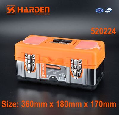 HARDEN Steel & ABS Hybrid Tool Box , 15" | 17" | 18" Sizes, Durable & Lightweight; Models: 520224 | 520226 | 520228_img_5