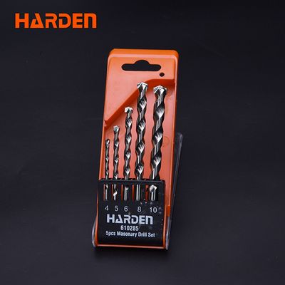 HARDEN 5 Pcs Masonry Drill Bit Set | Carbide Tipped | For Concrete, Brick, Stone | Model: 610285_img_2