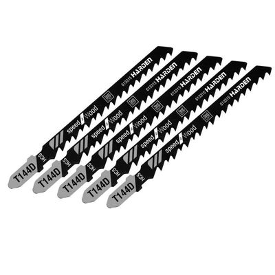 HARDEN 613311 5pcs Jig Saw Blade set for Wood ( T101B | T111C | T144D | T244D ); Ideal for Wood Use; Model: 613311 | 613313 | 613315 | 613318_img_5