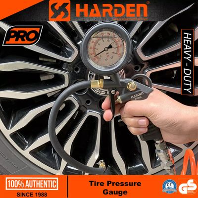 HARDEN Car Tire Inflator with Oil-Filled Pressure Gauge, Tire Pressure Gauge Model: 670506_img_9