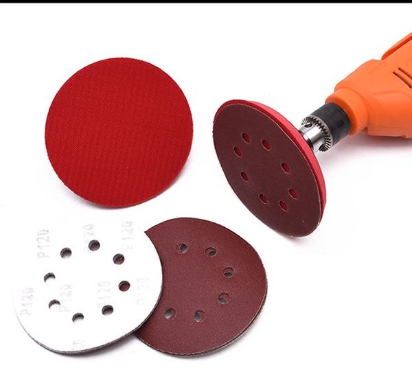 HARDEN 10Pcs 9" Sanding Disc Packs ( 60 Grid | 80 Grid | 1200 Grid ) Velco Disc Flap Disc Paper; Model: 611784 | 611785 | 611787