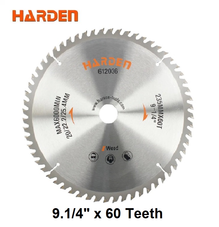 HARDEN Circular Saw Blades for Wood | Multi-Size Options | High-Tooth Count for Clean Cuts; Models: 612004 | 612016 | 612036 | 612048_img_2