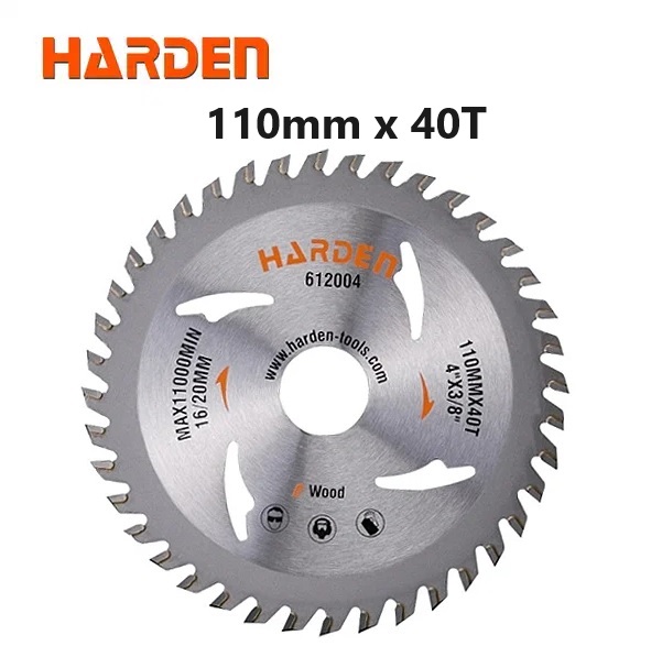 HARDEN Circular Saw Blades for Wood | Multi-Size Options | High-Tooth Count for Clean Cuts; Models: 612004 | 612016 | 612036 | 612048