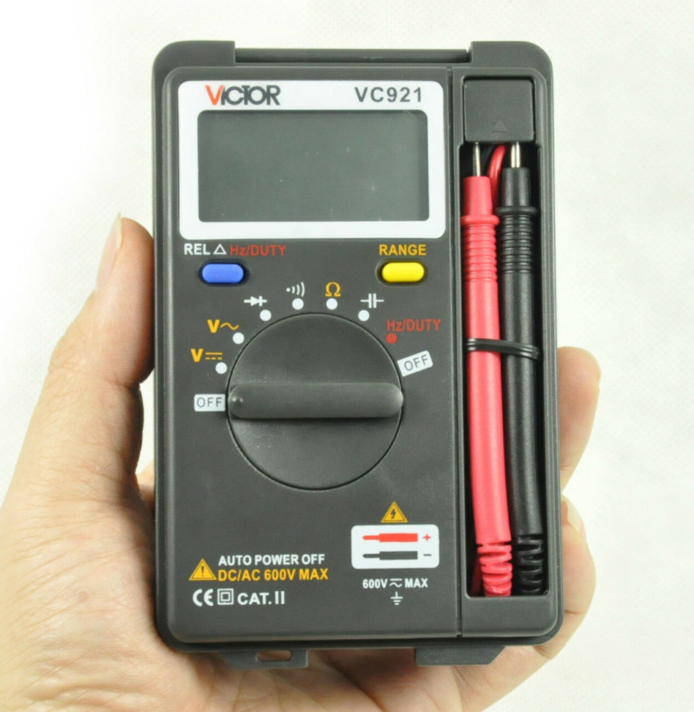 VICTOR VC921 Foldable Mini Palm Digital Multimeter | 4000 Counts | Auto Range | True RMS | Model: VC921_img_6