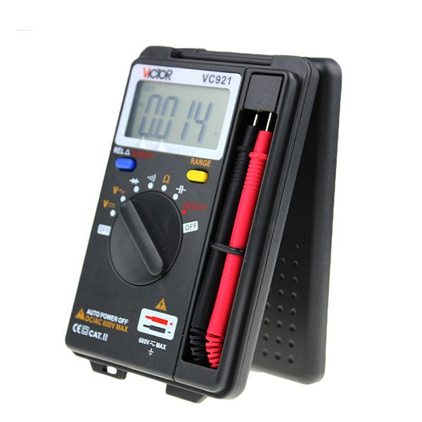 VICTOR VC921 Foldable Mini Palm Digital Multimeter | 4000 Counts | Auto Range | True RMS | Model: VC921_img_1