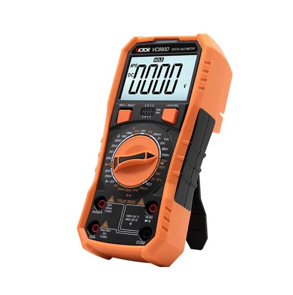 VICTOR VC890D Digital Multimeter | 1000V & 20A Capacity | True RMS | Manual Range | Model: VC890D_img_1